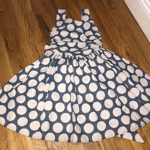 Persnickety blue and gray picked it dress